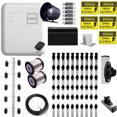 Imagem de Kit Cerca Elétrica Intelbras Industrial Completo para 100 Metros com C