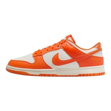 Imagem de Nike Tênis masculino retrô Dunk Low, Marfim claro/laranja de segurança, 45