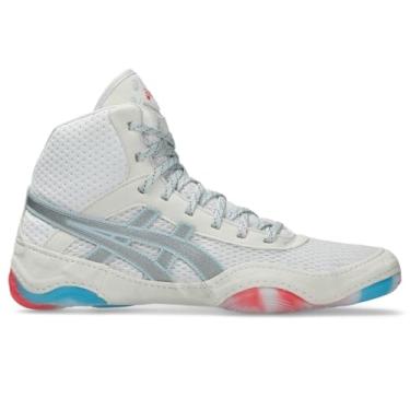 Imagem de ASICS Tênis feminino de luta livre MATBLAZER, Branco/prata pura, 41