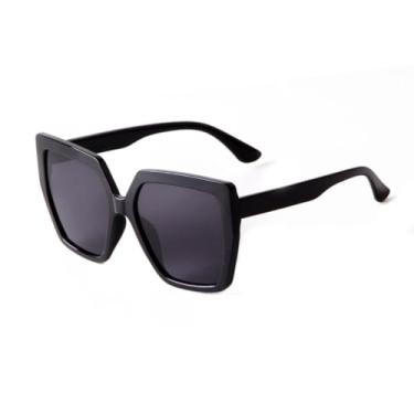 Imagem de VFDHN Óculos de sol retrô rosa feminino, luxuoso, retangular, armação grande, masculino, feminino, uv400 (1)