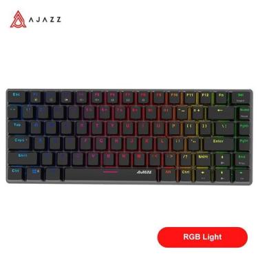 Imagem de AJAZZ AK33 Novo Teclado de Jogos Com Fio Bluetooth Teclado M - Roku
