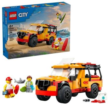 Imagem de Lego City 60453 - Caminhão De Resgate De Praia Salva-Vidas