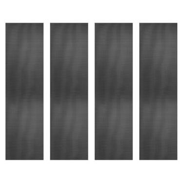 Imagem de PATIKIL Furo de malha de poeira 100 x 30 cm 0,1 cm, 4 peças de filtro de poeira de PVC para refrigerador de computador, capa de PC para refrigerador de computador, capa de ventilador à prova de poeira