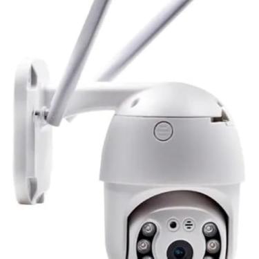 Imagem de Câmera de Segurança Wi-Fi IP66 à Prova d’Água, Visão Noturna, Áudio Bidirecional, Armazenamento até 132GB (Cartão Não Incluso), Monitoramento 24h para Casa e Empresa