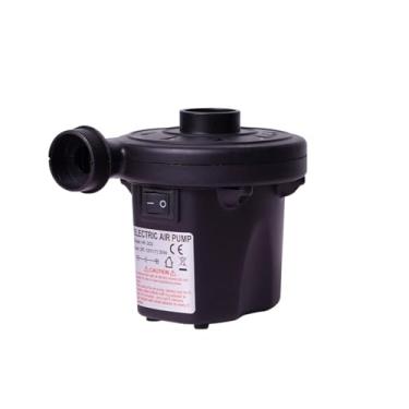Imagem de Bomba Inflador Elétrico Bask para inflar e desinflar colchões, boias, piscinas, balões de festas e brinquedos infláveis. Bivolt (110V/220V) rápida e eficiente ideal para viagens e acampamentos