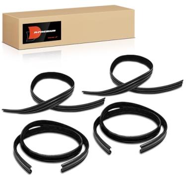 Imagem de A-Premium Substituição de vedação Weatherstrip para Ford Bronco 1978-1979 F-100 Canal de vidro de janela de porta, esquerda e direita, um conjunto de 4