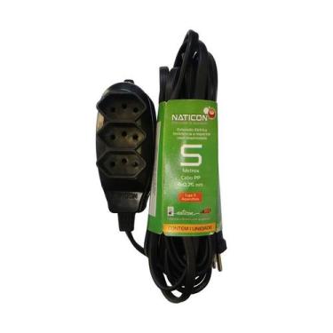 Imagem de Extensao 05m pp 2p+t 3saida natico - NATICON