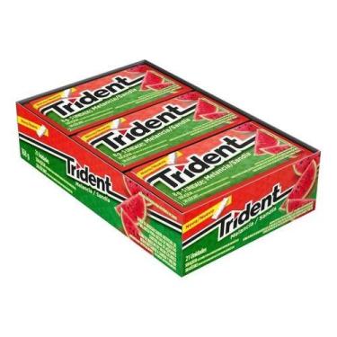 Imagem de Chiclete Trident C/21- Diversos Sabores Sabor Melancia