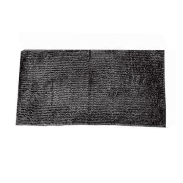 Imagem de Tapete Macio 50 Cm X 100 Cm Bouclê Paris - Cinza Chumbo - Rozac