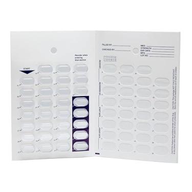 Imagem de Cartões de 31 dias para comprimidos com selo frio – Organizador mensal de medicamentos descartáveis para cuidadores, acampamentos de verão, farmacêuticos e gerenciamento diário de comprimidos (pacote