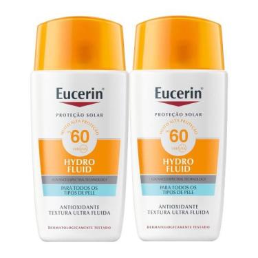 Imagem de Kit 2 Eucerin Hydro Fluid FPS 60 Fluido Facial Ultra Leve 50ml