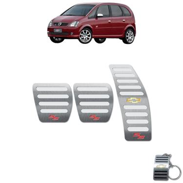 Imagem de Pedaleira Manual Chevrolet Meriva SS 2005 A 2010 Prata
