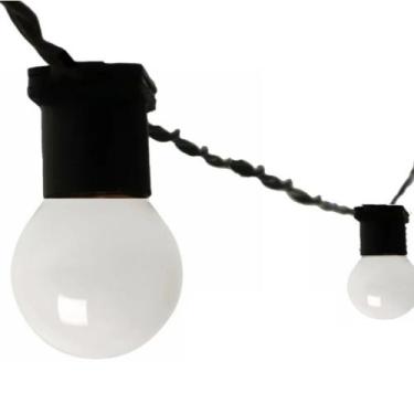 Imagem de 10 Metros Varal De Luzes Festão C/ Lâmpadas Bolinha Led G45 - Bela Hom