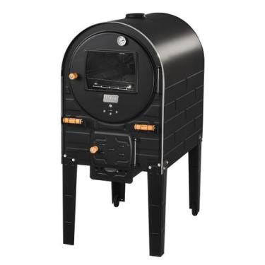 Imagem de Forno a Lenha Médio Visor de Vidro Termomêtro em Aço Carbono Hidro