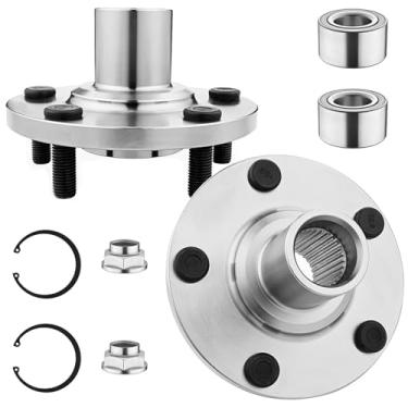 Imagem de JLEO Conjunto do cubo do rolamento da roda dianteira 518508 para Toyota Camry 2.2L 2.4L 1992-2003, para Toyota Solara 2.2L 2.4L 1999-2003, para modelos Lexus RX300 AWD 1999-2003