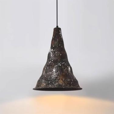 Imagem de Lustre de ferro Sala de jantar Lâmpadas suspensas Retro Luz pendente ajustável Luz de cabeceira do quarto, Decoração moderna