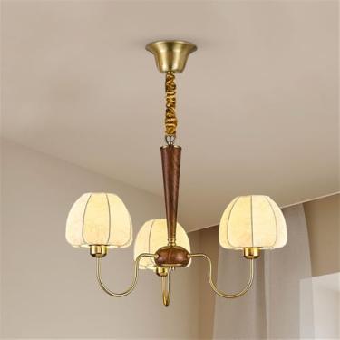 Imagem de Luminária pendente contemporânea americana retrô criatividade sala de estar sala de jantar quarto hotel villa café arte simples led lustre doméstico (f 3 luzes)