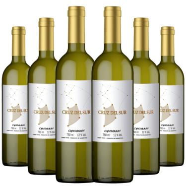 Imagem de Kit Caixa Fechada 6 Vinhos Brancos Cruz del Sur Chardonnay