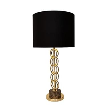 Imagem de BASE PARA ABAJUR VENETO DOURADO E MARROM (D)18CM