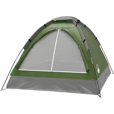 Imagem de Barraca de acampamento para 2 pessoas – abrigo com mosca de chuva e bolsa de transporte – Tenda leve ao ar livre para mochilão, caminhadas e praia da Wakeman (verde)