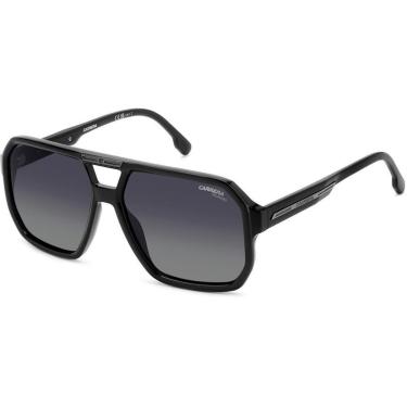 Imagem de Óculos de Sol Carrera Victory C01S 807 60WJ Preto Polarizado - Preto - Único - Masculino-Masculino