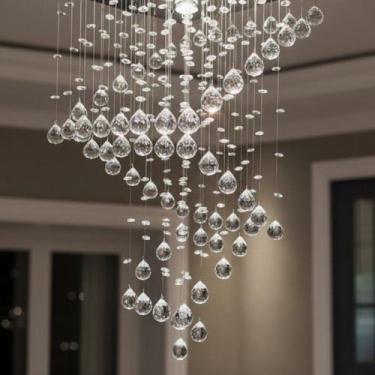 Imagem de Lustre Para Sala, Quarto,sala De Jantar, Corredor Base 38x38 - Lustres