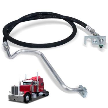 Imagem de Compressor de linha CA de descarga F50-6242-1475 HP para conjunto de mangueira condensadora para caminhões Peterbilt Kenworth, substitui 09-1406 683-T9379 T9379 683-2648