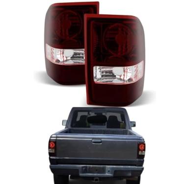 Imagem de Luzes traseiras compatíveis com o lado do motorista e passageiro Ford Ranger 2001-2011