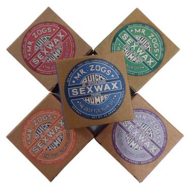 Imagem de Parafina SEXWAX Quick Humps Surf - Eco Box, Laranja
