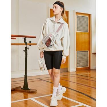 Imagem de Bolsa tiracolo transparente aprovada pelo estádio transparente transparente com alça ajustável, 1 - branco transparente, Tendência