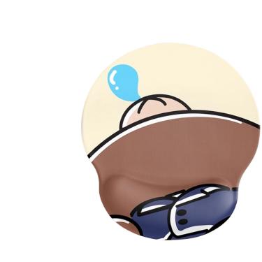 Imagem de Pano de silicone para mouse com apoio de pulso 25x22x2,5cm