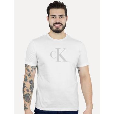 Imagem de Camiseta Calvin Klein Jeans Masculina CK Gel Branca-Masculino