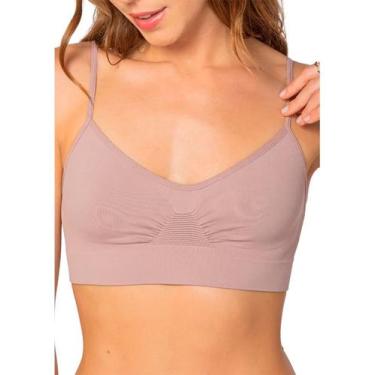 Imagem de Sutiã top Lupo Loba 41100-001 Básico Sem Costura Poliamida T. PP/GG, M