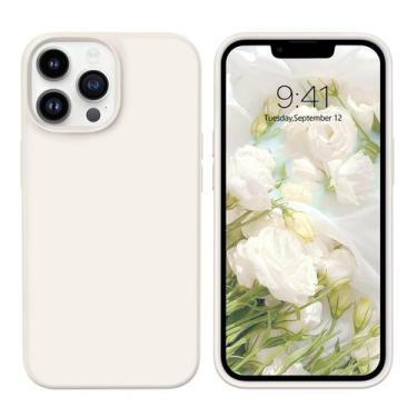 Imagem de Capa de telefone GUAGUA iPhone 13 Pro Max 6,7" de silicone líquido bra
