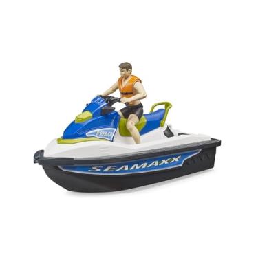 Imagem de Brinquedo Premium - Escala 1:16 - BRUDER - Jet Ski com Piloto