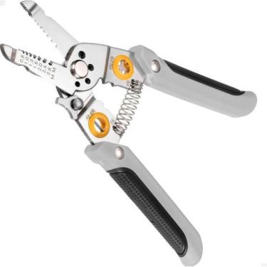 Imagem de Alicate Multifuncional Decapador e Crimpador – Aço Inox Reforçado 6 em 1