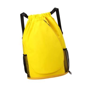 Imagem de Zxpjkyu Mochila de Tênis, Mochila Esportiva, Bolsa para Badminton, Bolsa para Tênis E Futebol, Acessórios, Amarelo