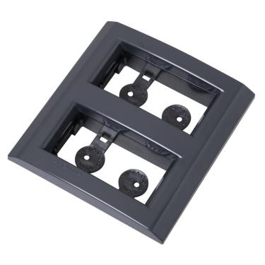 Imagem de Placa Para Movel 2 Postos Tramontina Liz Grafite