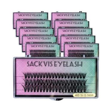 Imagem de Cílios Postiços Naturais E Macios, Conjunto De 10 Caixas, Comprimento 