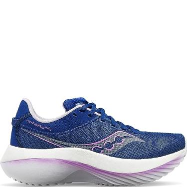 Imagem de Saucony Tênis feminino Kinvara Pro, Índigo/Malva, 5