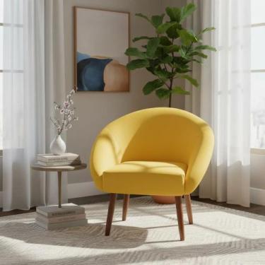 Imagem de Poltrona Decorativa Para Sala Recepção Manicure Consultório Stella Sue