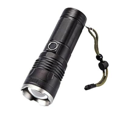 Imagem de Lanterna Laser Branco Alta Potência 4500mAh Zoom Telescópico 3km Ultra-Longo Alcance