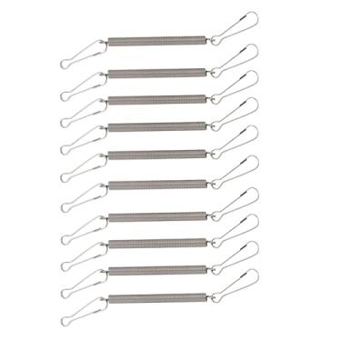 Imagem de ZhangyiHot 10 peças de mola com 2 clipes, clipes de gaiola de arame para garrafa de água pequena para animais de estimação, coelho, porquinho-da-índia, hamster