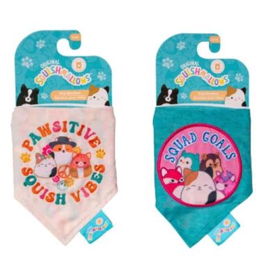 Imagem de Squishmallows - Bandana para animais de estimação – Pacote com 2 – Estilo 1