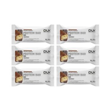 Imagem de Kit 6 barra de proteina 10g proteina chocolate e amendoim 30g dux