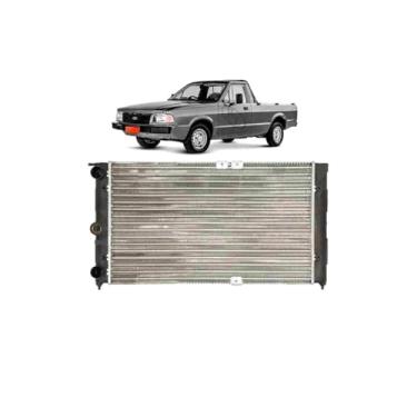 Imagem de Kit Radiador Ford Pampa 1.8 94 + Aditivo Radiador Visconde RV Extra Rosa