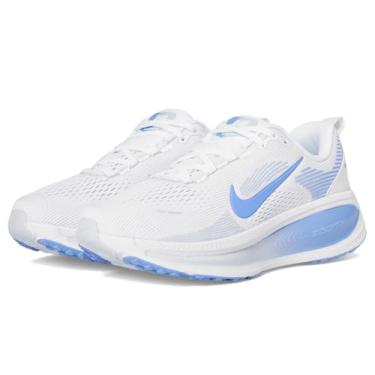 Imagem de Nike Tênis feminino Vomero 18, Branco/Royal Pulse/Cinza Futebol Americano, 37