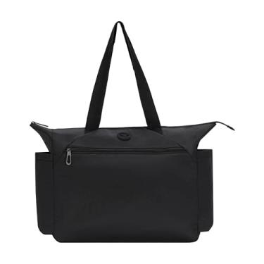 Imagem de PUMA Bolsa Transit, Nylon durável para viagens ou uso diário, com alça de bagagem, preta