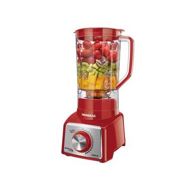 Imagem de Liquidificador Special Line Mondial Vermelho e  Inox0W L-48-R-SL