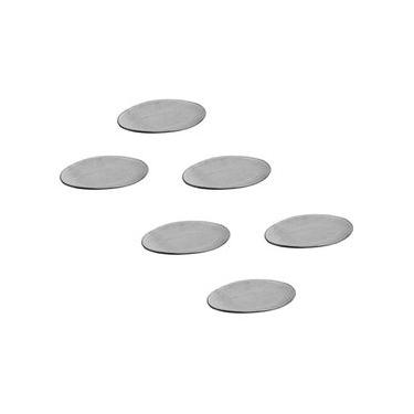 Imagem de Conjunto de Pratos de Sobremesa Ovais Porto Brasil Orgânico Dust 22,5cm - 6 peças